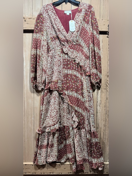 Love Riche Dresses & Skirts - NWT three bird nest Love Riche Rust and Cream Boho Maxi Dress